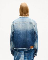 画像4: KENZO Paris (WOMEN'S) 'KENZO Tulip' チョア ジャケット イン ジャパニーズ デニム (4)