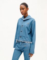 画像4: KENZO Paris (WOMEN'S) チョア ワークウエア ジャケット イン ジャパニーズ デニム (4)