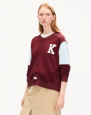 画像2: KENZO Paris (WOMEN'S) 'KENZO Varsity' カーディガン (2)