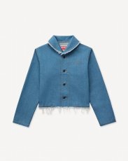 画像1: KENZO Paris (WOMEN'S) チョア ワークウエア ジャケット イン ジャパニーズ デニム (1)