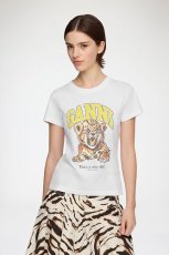 画像1: 【GANNI ガニー】タイガー ベイビーフィットTシャツ (1)