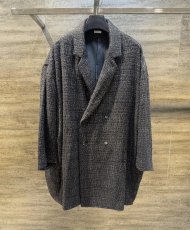 画像1: SEEALL  EXTRA OVERSIZED HALF COAT (1)