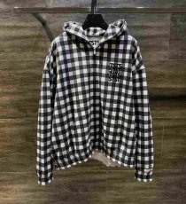 画像1: TSTS GINGAM PRINT ZIPUP HOODIE (1)