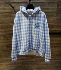 画像1: TSTS GINGAM PRINT ZIPUP HOODIE (1)