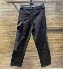 画像2: QBISM  double knee contrasting remake vintage denim pants (2)