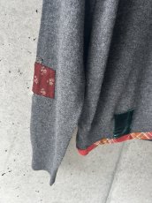 画像2: KHOKI コッキ  Vintage-finished Wool Knit Pullover  (2)