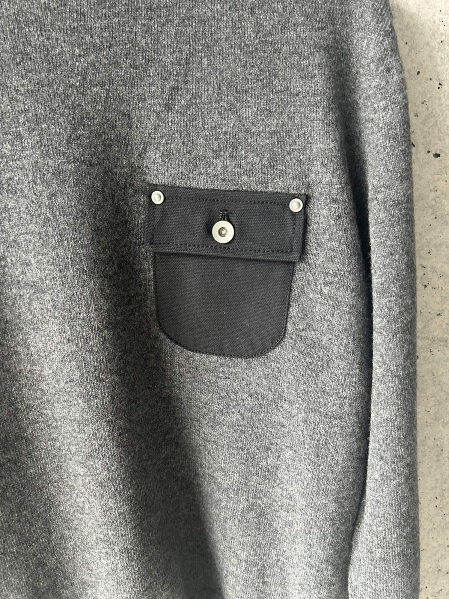 画像3: KHOKI コッキ  Vintage-finished Wool Knit Pullover  (3)