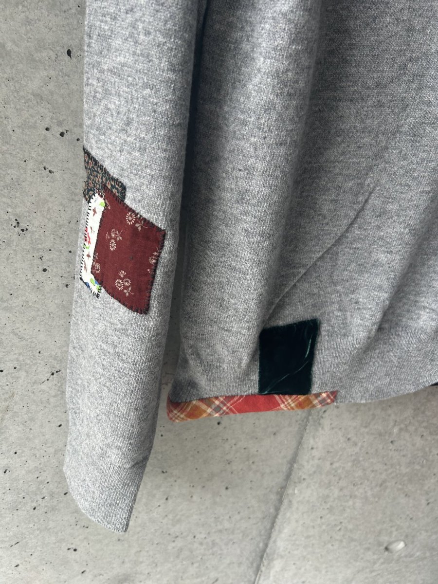 画像3: KHOKI コッキ  Vintage-finished Wool Knit Pullover  (3)