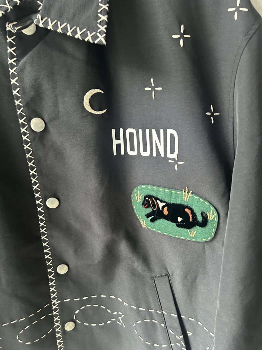 画像2: KHOKI コッキ  Cross-stitch Coach Jacket  (2)