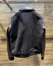 画像2: DEUTSCHLEDER BOMBER JACKET WITH LEATHER (2)