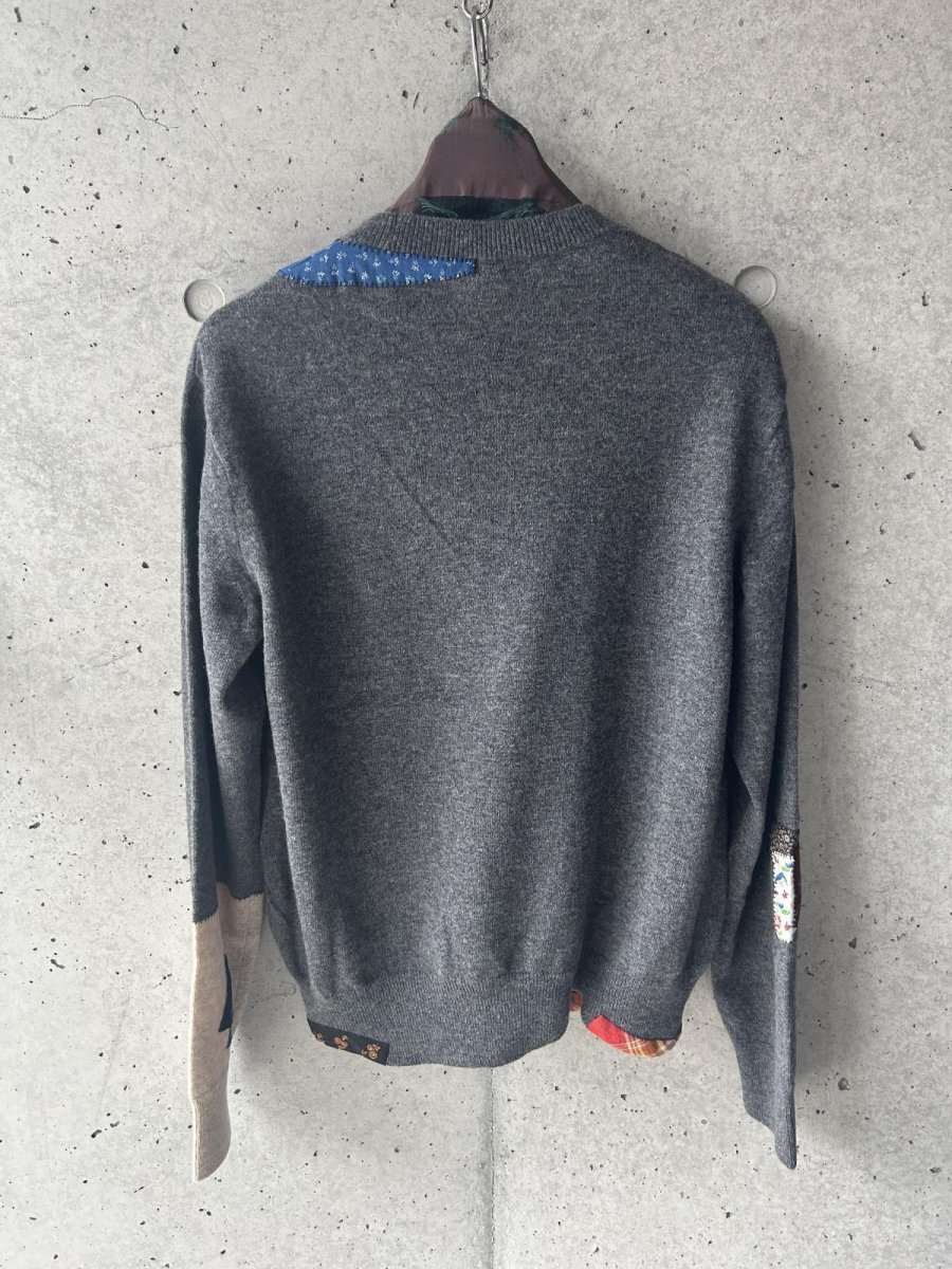 画像5: KHOKI コッキ  Vintage-finished Wool Knit Pullover  (5)