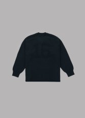画像2: ALWAYS OUT OF STOCK GAME KNIT PULLOVER - BLACK (2)