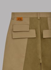 画像3: ALWAYS OUT OF STOCK　TWO-PLEAT SWITCHED WIDE PANTS - BROWN (3)