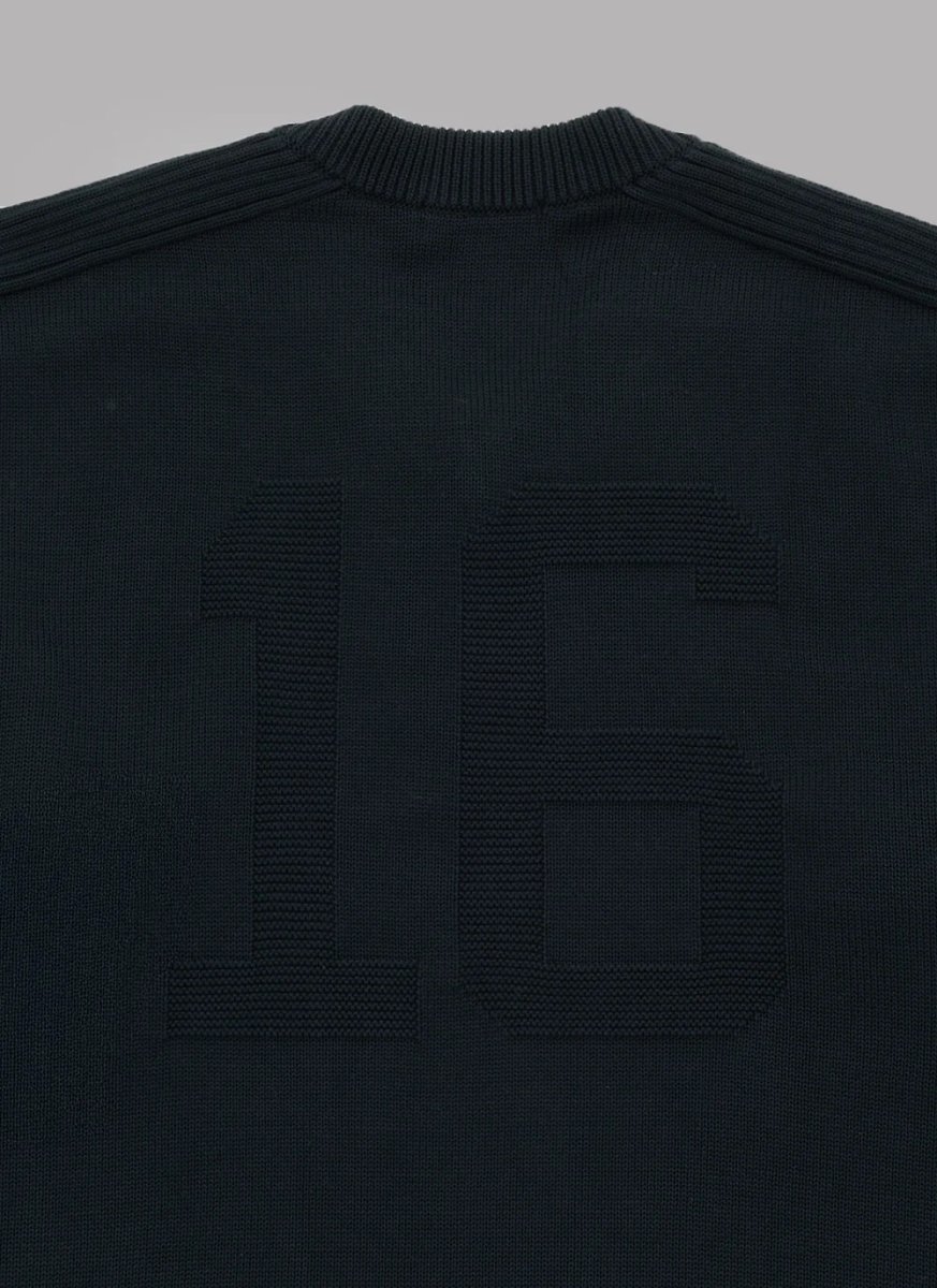 画像4: ALWAYS OUT OF STOCK GAME KNIT PULLOVER - BLACK (4)