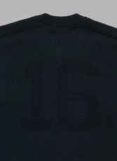 画像4: ALWAYS OUT OF STOCK GAME KNIT PULLOVER - BLACK (4)