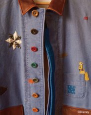 画像2: KHOKI コッキ  Vintage-finished work jacket Blue (2)