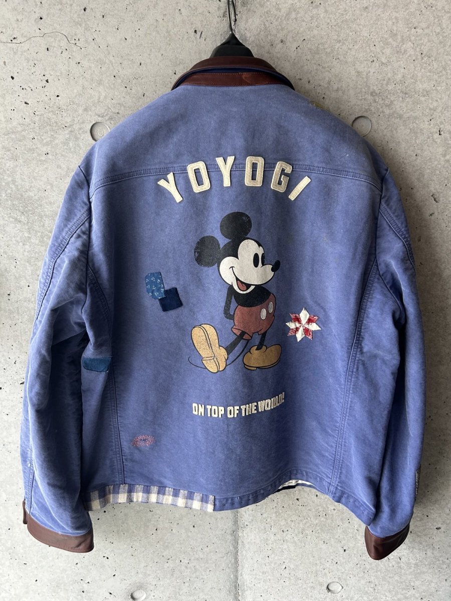 画像6: KHOKI コッキ  Vintage-finished work jacket Blue (6)