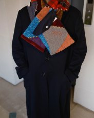 画像3: KHOKI コッキ  Quilt muﬄer Black (3)