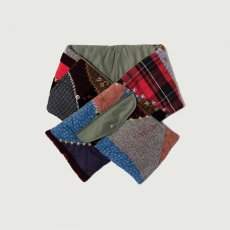 画像1: KHOKI コッキ  Quilt muﬄer Khaki (1)