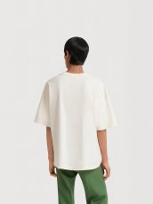 画像3: MARNI ホワイトコットンTシャツ プラネットプリント (3)