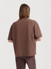 画像3: MARNI  ブラウンコットンTシャツ プラネットプリント (3)