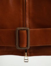 画像3: SOSHIOTSUKI OILED LEATHER BLOUSON (3)