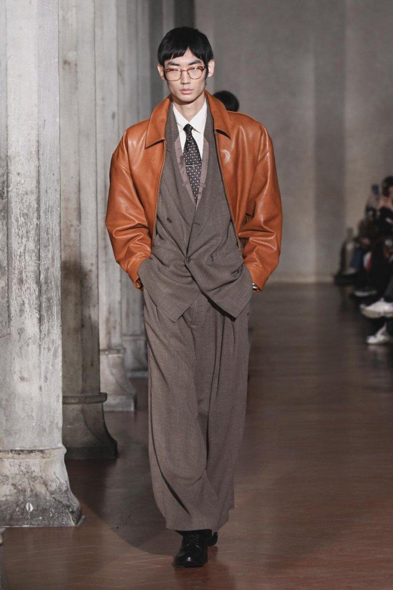 画像5: SOSHIOTSUKI OILED LEATHER BLOUSON (5)