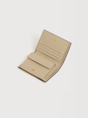 画像5: MARNI イエロー、ブラウン＆トープ サフィアーノレザー 二つ折りウォレット (5)