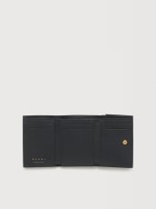 画像4: MARNI ブラック サフィアーノレザー製三つ折りウォレット (4)
