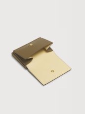 画像5: MARNI ブラウン レザー Marni Mending 三つ折りウォレット (5)