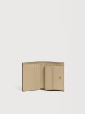 画像4: MARNI イエロー、ブラウン＆トープ サフィアーノレザー 二つ折りウォレット (4)