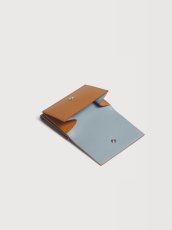 画像5: MARNI ブラウン レザー製三つ折りウォレット、Marni Mending刺繍入り (5)