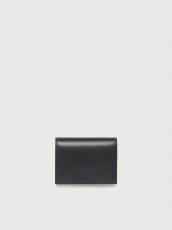 画像2: MARNI ブラックレザー 二つ折りウォレット スタッズ付き (2)