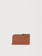 画像2: MARNI ブラウン、ブラック＆グレー レザー Trunkジップカードホルダー (2)