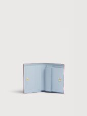 画像4: MARNI バーガンディ レザー Marni Mending 二つ折りウォレット (4)