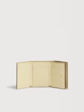 画像4: MARNI ブラウン レザー Marni Mending 三つ折りウォレット (4)