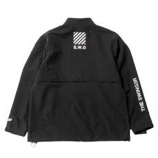 画像2: THE SWINGGGR　STRETCH NYLON STAND ZIP TOP (2)