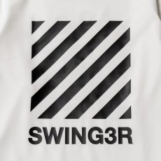 画像4: THE SWINGGGR　DIAGONAL LINE MOCK NECK L/TEE (4)