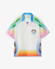 画像1: CASABLANCA　Multicolour Airspray Short Sleeve Silk Shirt (1)
