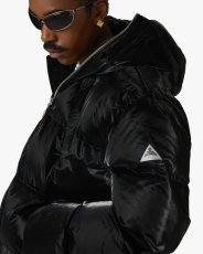 画像4: CASABLANCA   Black Lacquered Nylon Puffer Down Jacket (4)