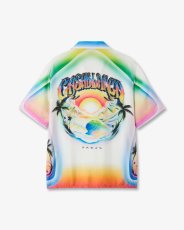 画像2: CASABLANCA　Multicolour Airspray Short Sleeve Silk Shirt (2)