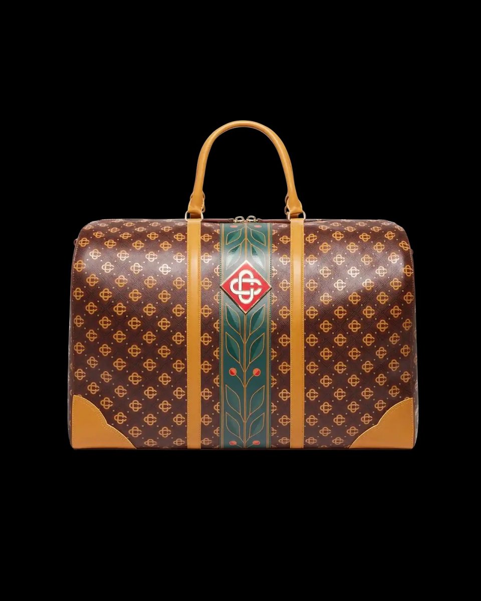 画像1: CASABLANCA　Monogram Weekender Bag (1)