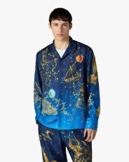 画像5: CASABLANCA　Blue Astrology Long Sleeve Silk Shirt (5)
