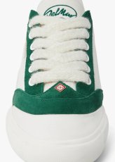 画像2: CASABLANCA　Men's White & Green Del Mar Sneaker (2)