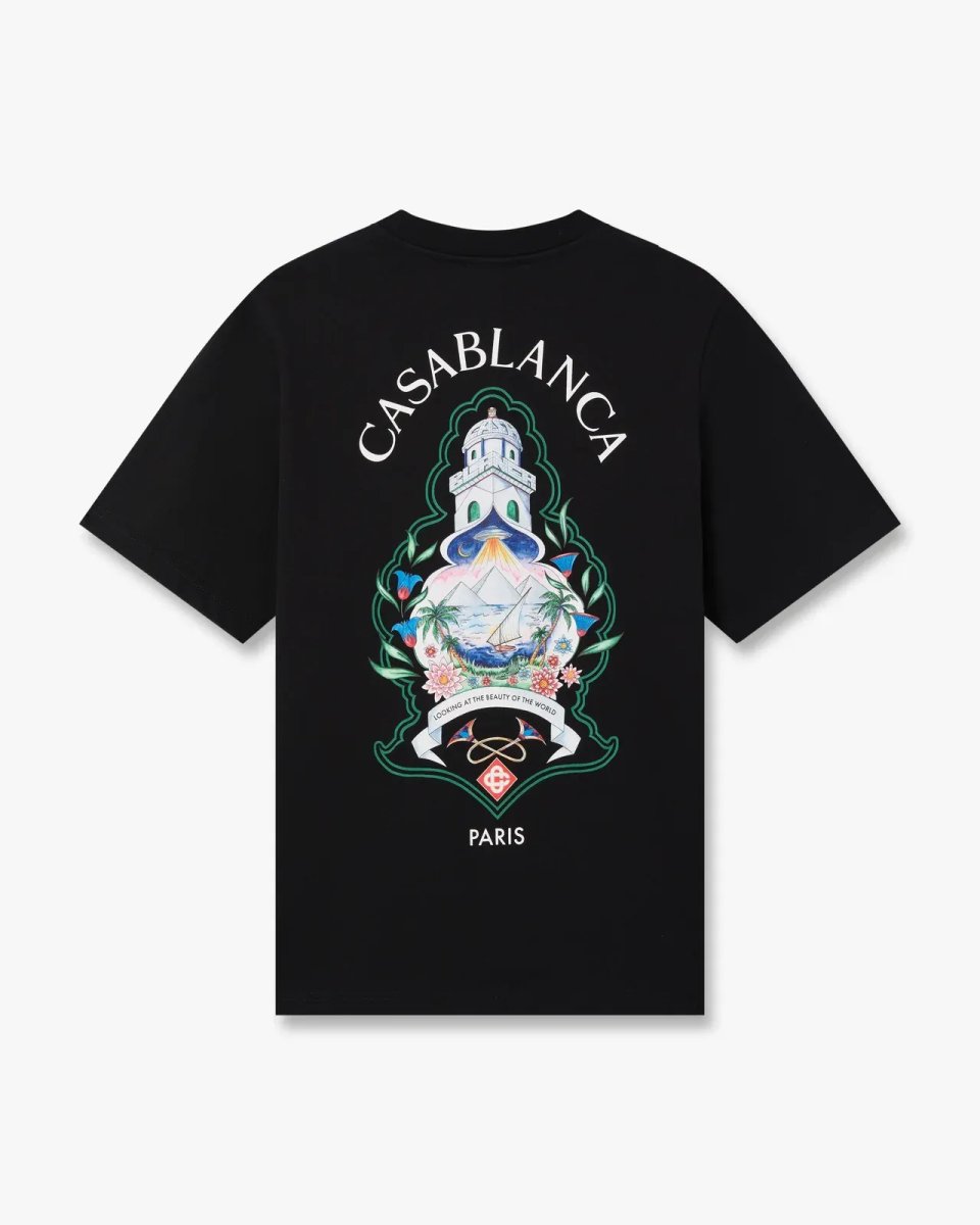 画像1: CASABLANCA   Hotel Emblem Short Sleeve T‑Shirt (1)