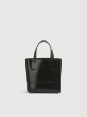 画像3: MARNI ブラックレザー スモール Museo Edgeバッグ (3)