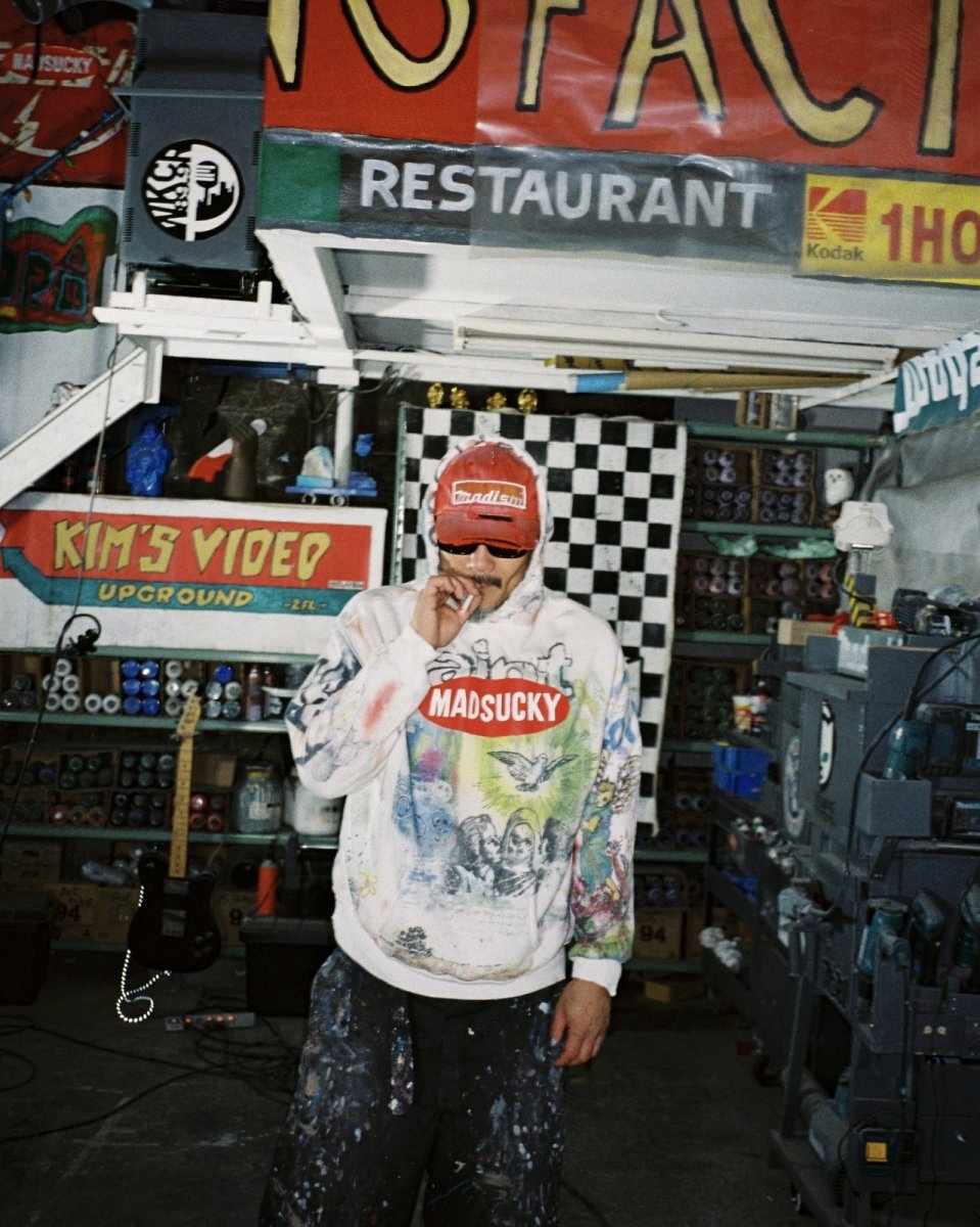 画像4: SAINT Mxxxxxx × MADSAKI MDS_DBL FACE HOODIE/MADSUCKY (4)