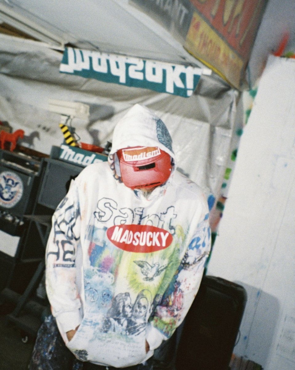 画像7: SAINT Mxxxxxx × MADSAKI MDS_DBL FACE HOODIE/MADSUCKY (7)