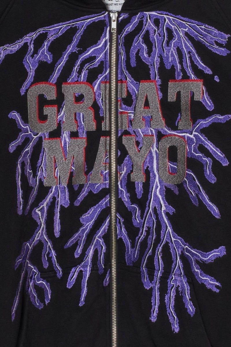 画像3: MAYO　GREAT MAYO THUNDER EMBROIDERY ZIP UP HOODIE (3)