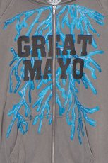 画像3: MAYO　GREAT MAYO THUNDER EMBROIDERY ZIP UP HOODIE (3)